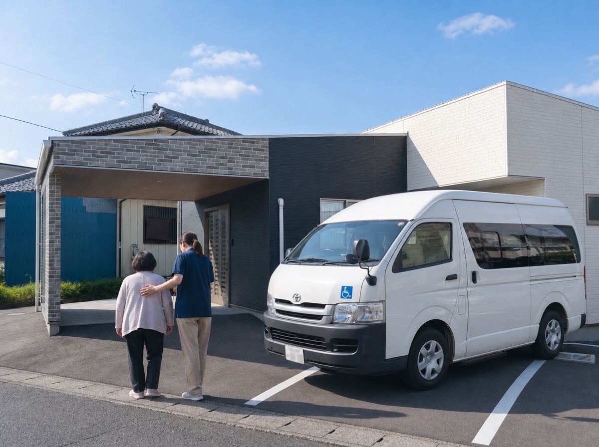 送迎車でのお迎え